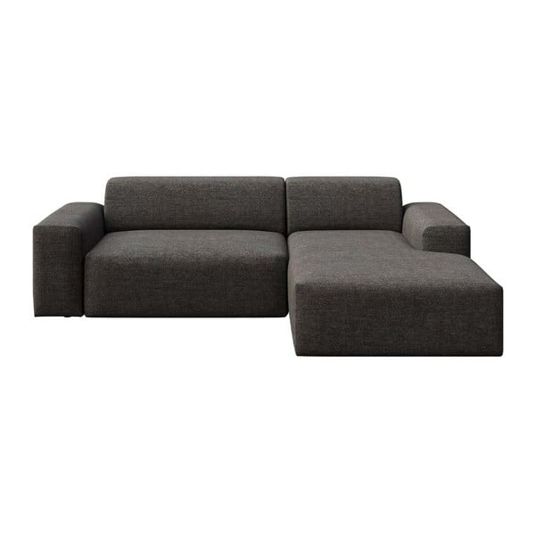 Colțar gri antracit (cu colț pe partea dreaptă, cu șezlong) Villet – Rodier