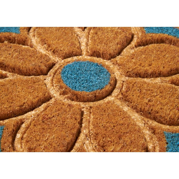 Covoraș de intrare din fibre de nucă de cocos 45x75 cm Flowers – Hanse Home-image-2