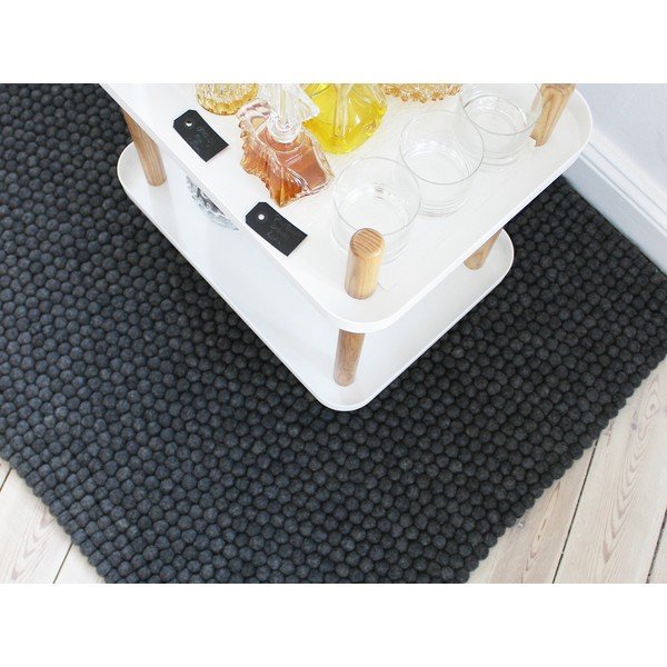 Covor cu bile din lână Wooldot Ball Rugs, 120 x 180 cm, antracit-image-1