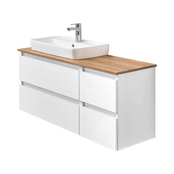 Dulap suspendat alb sub chiuvetă 110x53 cm Set 360 - Pelipal-image-2