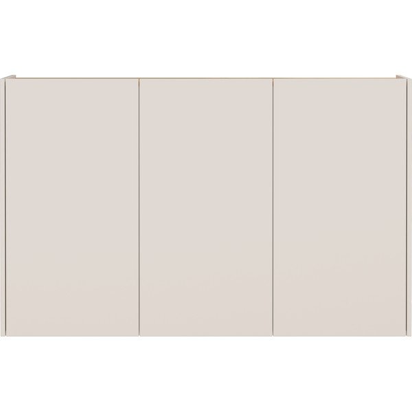 Dulap crem cu aspect de lemn de stejar 138x87x25 cm Libbiano – Germania-image-3
