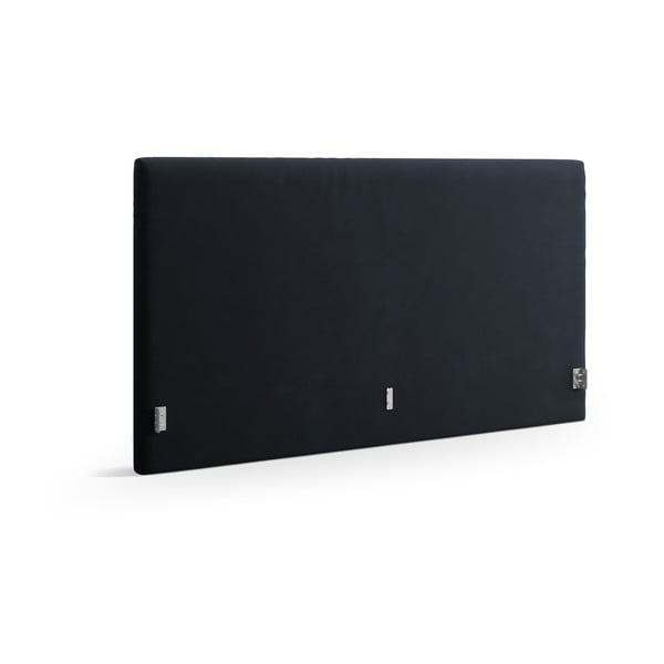 Tăblie de pat albastru-închis tapițată 210,5x100 cm Remo – Micadoni 