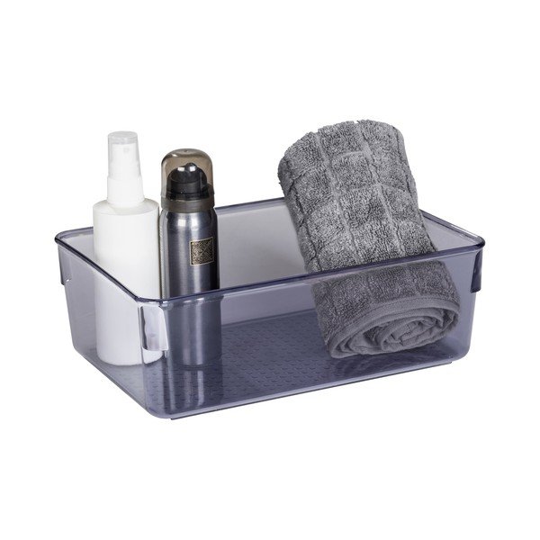 Organizator de baie gri din plastic reciclat San Diego – Wenko-image-3