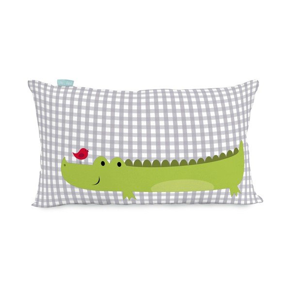 Față de pernă din bumbac cu 2 fețe Mr. Fox Hippo 50 x 30 cm-image-4