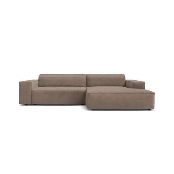 Colțar modular bej (cu colț pe partea dreaptă/cu șezlong) Jodie – Micadoni -image-1
