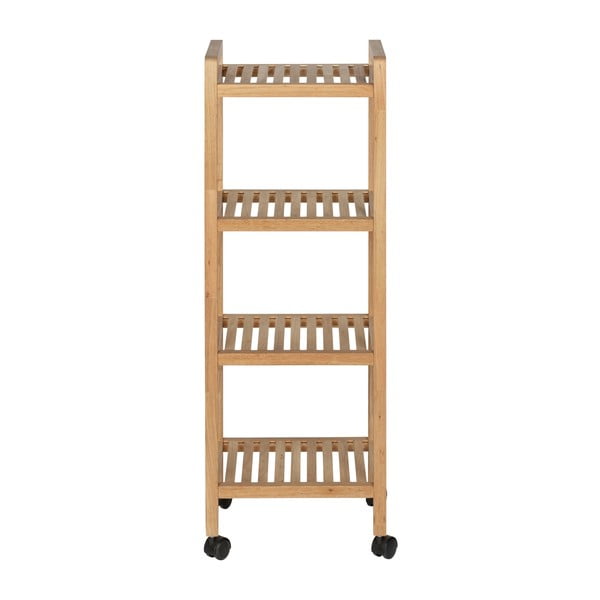 Etajeră de baie în culoare naturală din lemn de nuc 35x97 cm Norway – Wenko-image-2