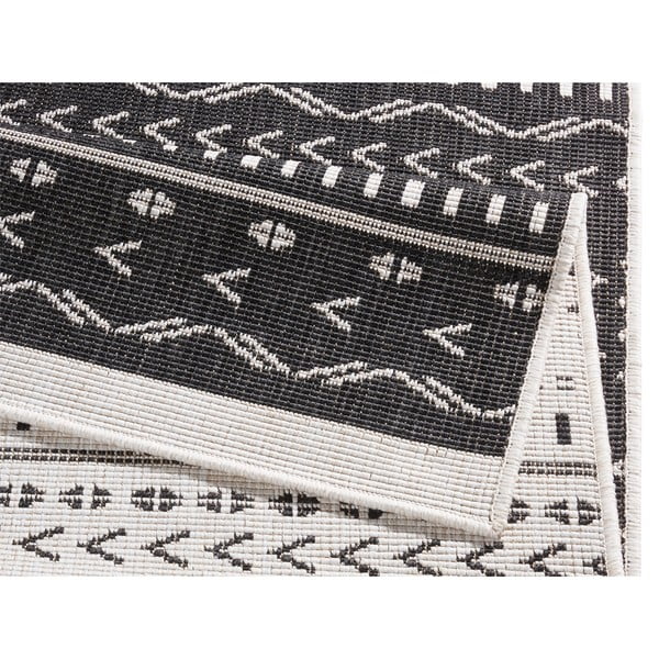 Covor adecvat pentru exterior NORTHRUGS Twin Supreme Daro, 290 x 200 cm, negru-crem-image-1