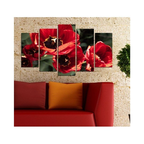 Tablou din mai multe piese Insigne Qerio, 102 x 60 cm-image-1
