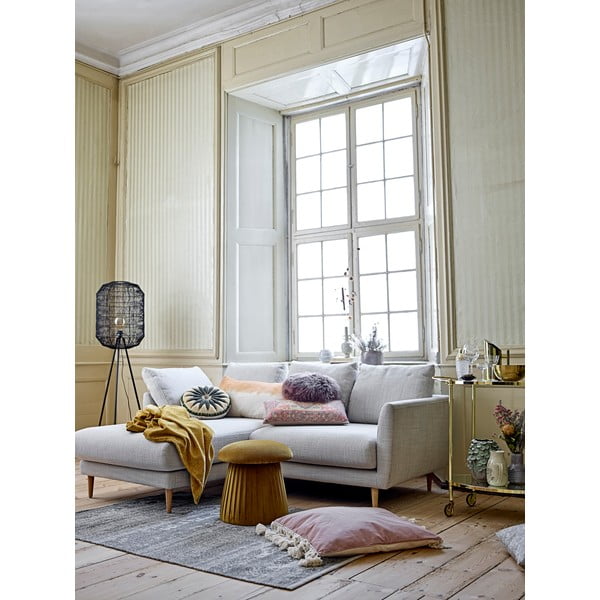 Taburet galben muștar Roberta - Bloomingville-image-2