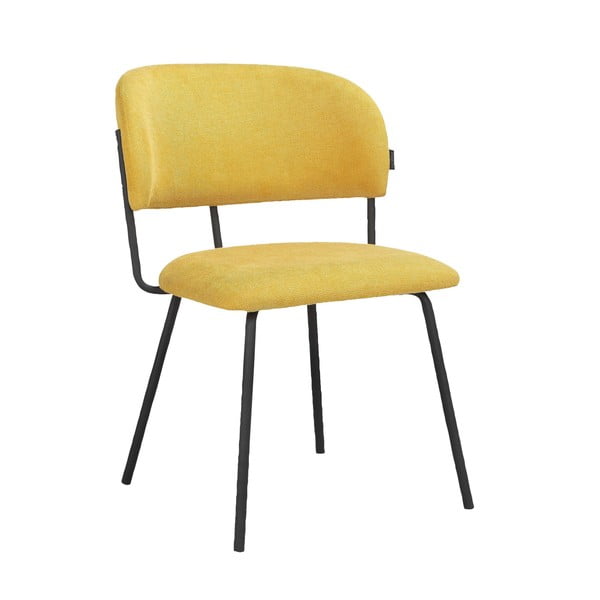 Scaune de dining galbene 2 buc. Claudia – Støraa