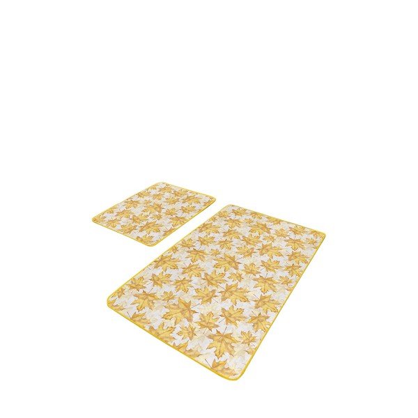 Covorașe de baie galbene 2 buc. 60x100 cm – Mila Home