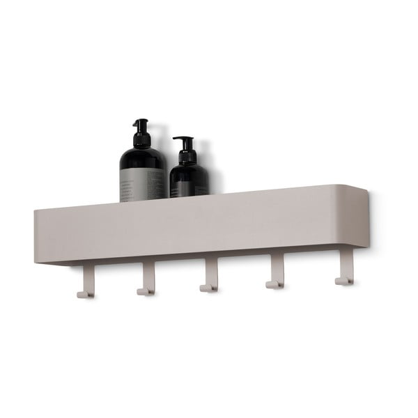 Raft pentru baie taupe de montat pe perete din oțel Multi – Spinder Design-image-2