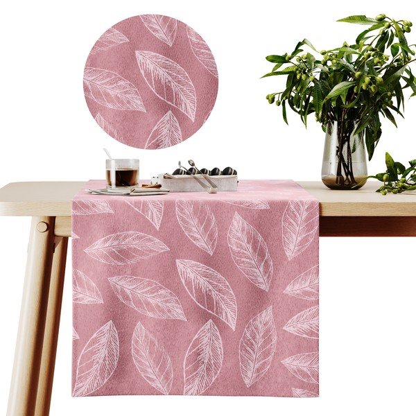 Napron de masă din catifea 40x140 cm Calm – Restilo-image-4