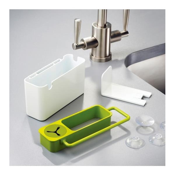 Suport pentru burete de vase/ detergent Joseph Joseph, gri-image-2