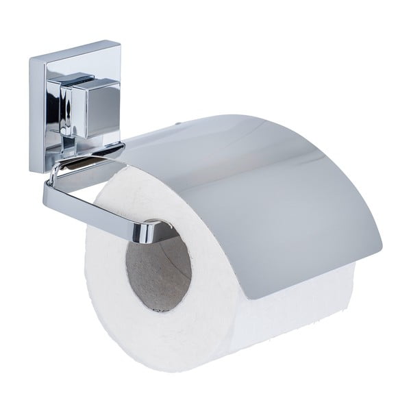 Suport pentru hârtie igienică Wenko cu sistem de prindere Vacuum-Loc, 14 x 13 cm