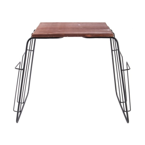 Măsuţă auxiliară cu spațiu depozitare reviste Leitmotiv Wired-image-2