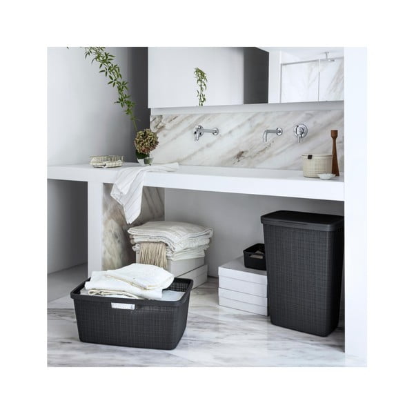 Coș de rufe Curver Jute, 58 l, verde-image-1