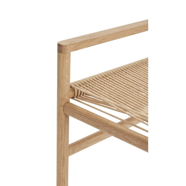 Bancă cu șezut din șnur din hârtie împletită Heritage - Hübsch-image-3