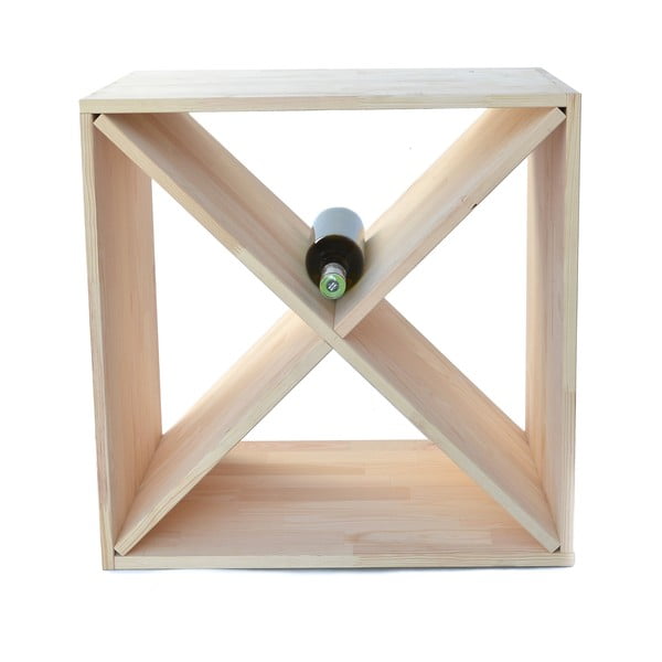 Raft pentru sticle de vin în culoare naturală din lemn de pin număr sticle 24 – Bonami Essentials-image-2