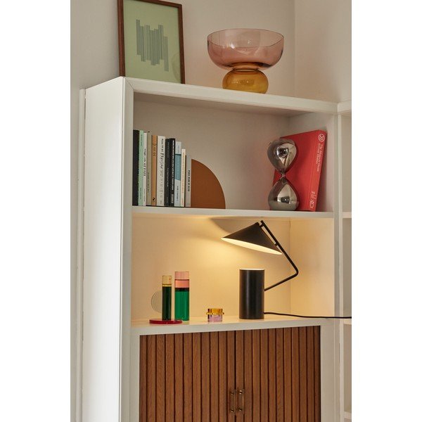 Veioză neagră din metal (înălțime 32 cm) Sen – Hübsch-image-1