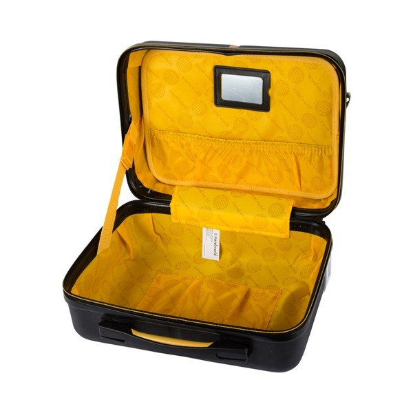 Set valiză de cabină și geantă cosmetice Travel World, negru-image-2