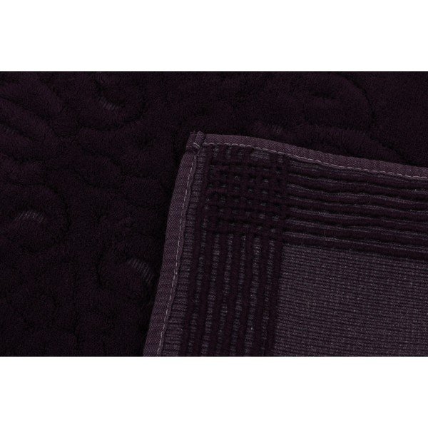 Covorașe de baie violet 2 buc. 100x60 cm Piante – Foutastic-image-1
