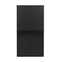 Dulap modular negru din lemn masiv de pin 110x210 cm Finca – WOOOD