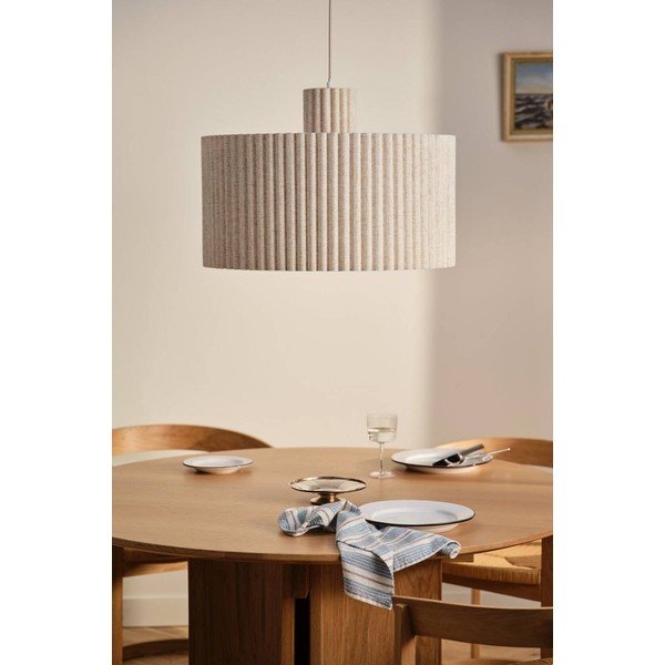Lustră bej din in ø 60 cm Alina – Jotex-image-2