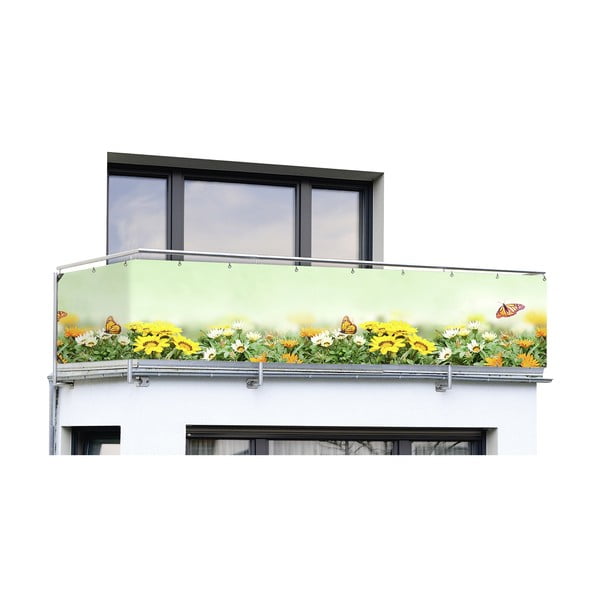 Paravan pentru balcon  din plastic 500x85 cm Butterfly – Maximex