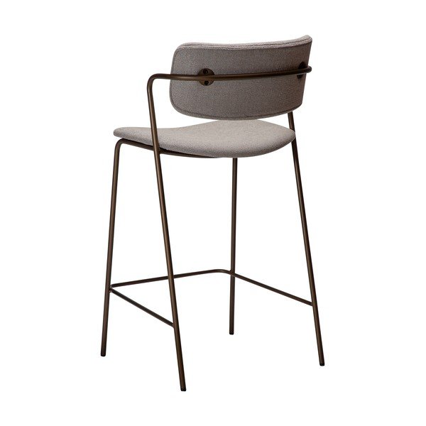 Scaun de bar gri (înălțime șezut 67,5 cm) Zed – DAN-FORM Denmark-image-4