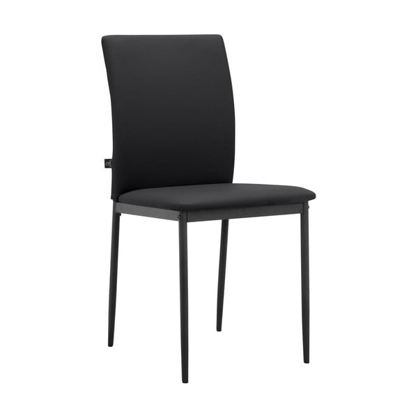 Scaune de dining negre 2 buc. din imitație de piele Pavia – Støraa