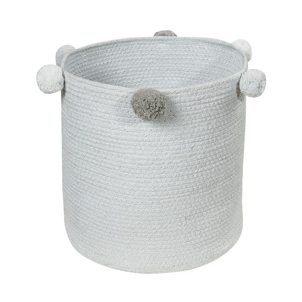 Coș de jucării pentru copii albastru deschis din material textil ø 30x30 cm Bubbly – Lorena Canals