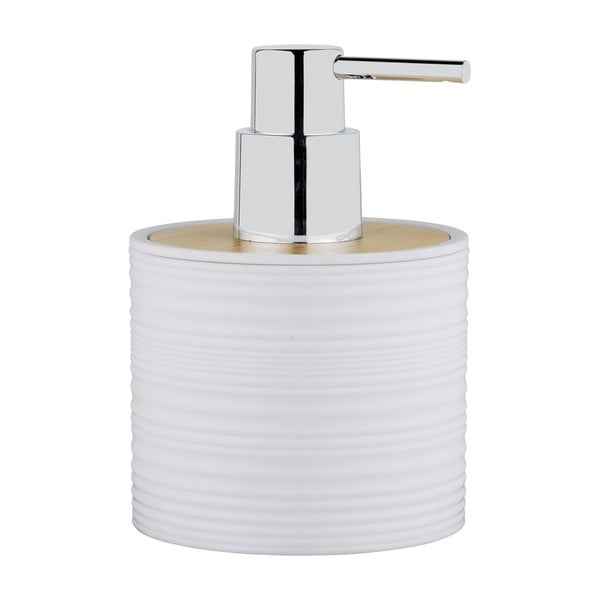 Dozator de săpun lichid alb din plastic 350 ml Lyon – Allstar-image-1