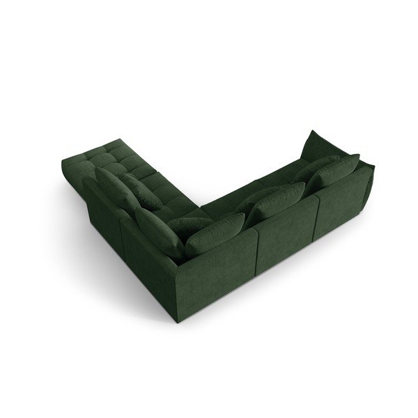 Colțar verde închis (cu colț pe partea dreaptă/în formă de ”L”) Bloom – Micadoni Home-image-3