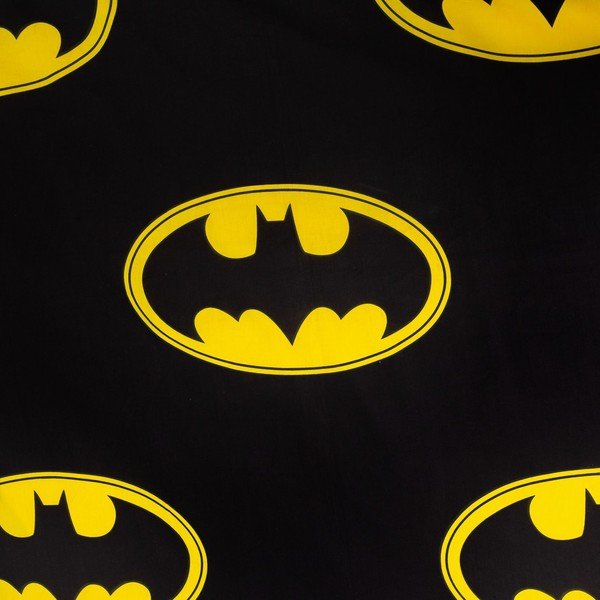 Lenjerie de pat pentru copii din bumbac pentru pat de o persoană 140x200 cm Batman "The Emblem" – Jerry Fabrics-image-3