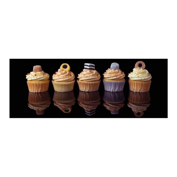 Tablou DecoMalta Cupcakes, 80 x 30 cm