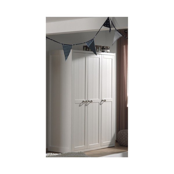 Dulap pentru copii Vipack Lewis, lățime 145 cm, alb-image-2