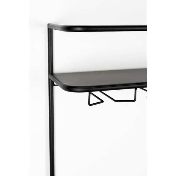 Dulap vinotecă din ratan negru 18x100 cm Guuji - White Label-image-3