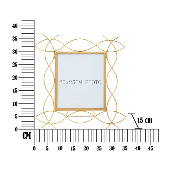 Ramă foto metalică Mauro Ferretti Glam X, 35,5 x 37 cm-image-3