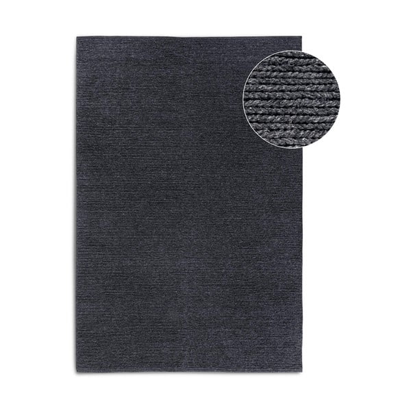 Covor gri închis țesut manual din lână 160x230 cm Francois – Villeroy&Boch