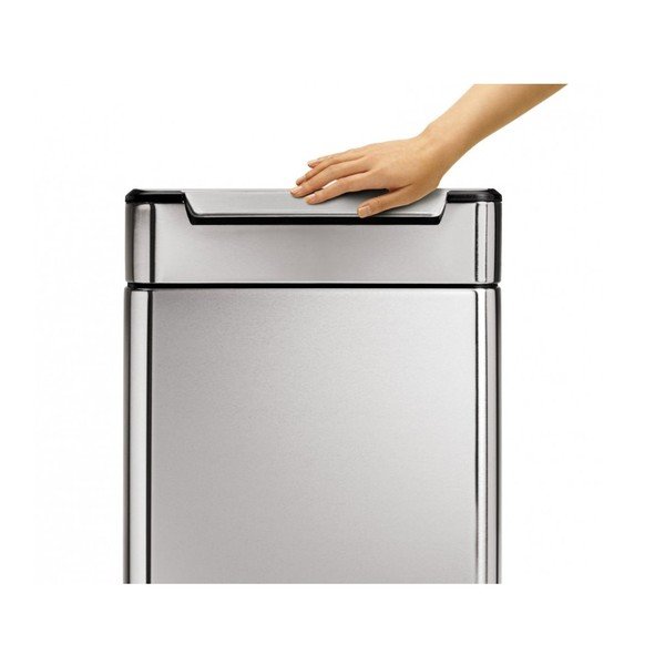 Coș de gunoi din oțel pentru deșeuri sortate 48 l Dual - simplehuman-image-2