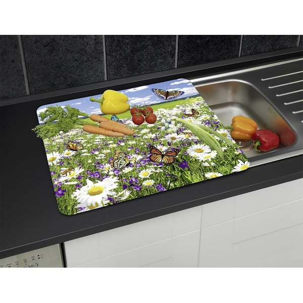 Protecție pentru peretele de la aragaz din sticlă temperată 50x56 cm – Maximex-image-1