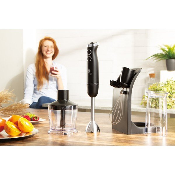 Blender negru cu băț Black SIlver Collection - BerlingerHaus-image-1