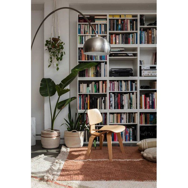 Covor cărămiziu/bej din bumbac 140x200 cm Duetto Toffee – Lorena Canals-image-1