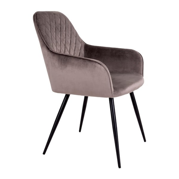 Set de scaune de sufragerie maro deschis cu cotiere 2 buc. tapițat Harbo – House Nordic-image-3