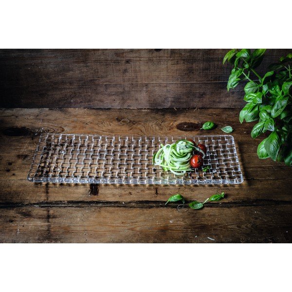 Tavă de servit din sticlă 15x42 cm Bossa Nova – Nachtmann-image-2