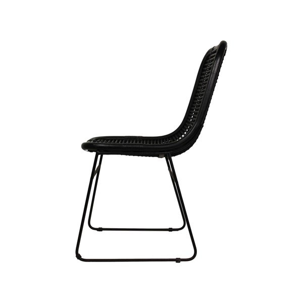 Scaun din ratan HSM collection, negru-image-4