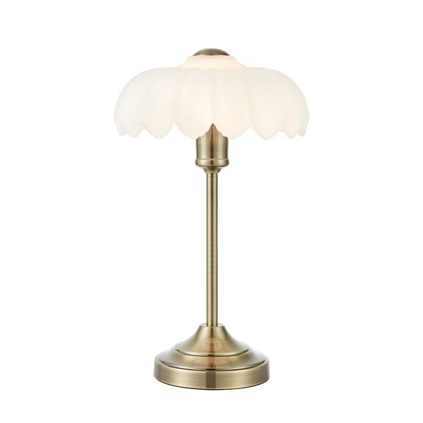 Veioză crem/alămie (înălțime 43 cm) Kurage – Markslöjd