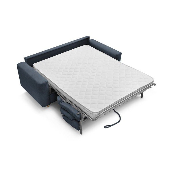 Canapea albastru-închis pentru dormitul zilnic/extensibilă 220 cm Cocoone – Bobochic Paris-image-3