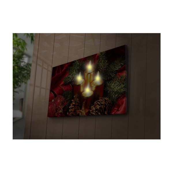 Tablou de Crăciun iluminat Advent-image-3
